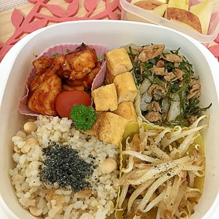 旦那サマ健康弁当☆ヤンニョムチキン